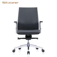 China office furniture middle back executive pu leather office chairs