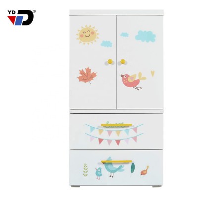 Hot sale Family furniture metal steel iron kids baby almirah cheap price showcase wardrobe online