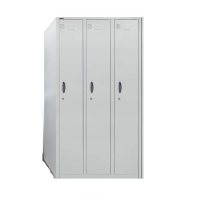 steel 3 door wardrobe cabinet