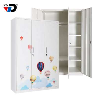 closet organizer storage steel factory high quality metal manufactures direct cheap wardrobes bedroom cabinet