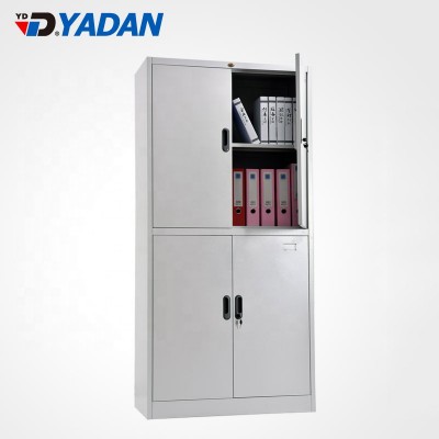 Office furniture equipment 2 door metal cupboard steel storage filing cabinets fireproof