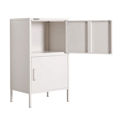 Home furniture cheap 2 doors portable closet wardrobe with cabinet shelves online sale