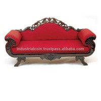 Red color traditional sofa furniture with reasonable price